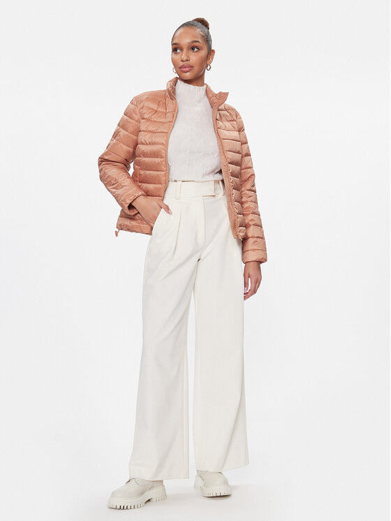 TWINSET TWINSET Demisezoninė striukė 241TP2410 Ruda Regular Fit