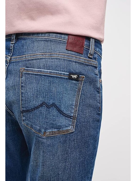 Mustang Mustang Jeansy CROSBY RELAXED SLIM Niebieski Slim Fit