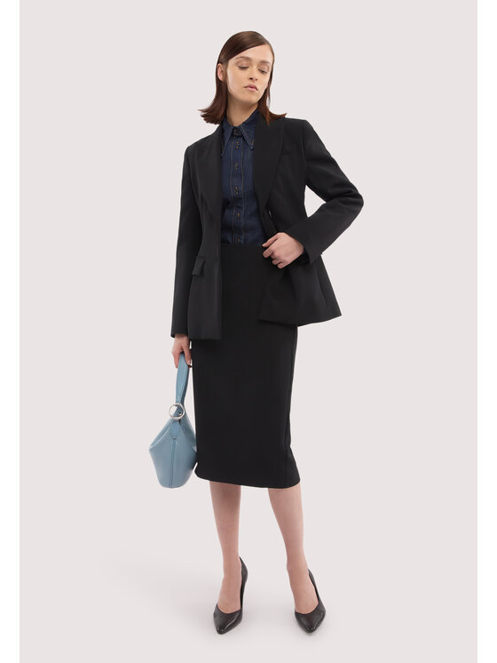 Trussardi Trussardi Spódnica midi 1166A000684N033 Czarny Regular Fit