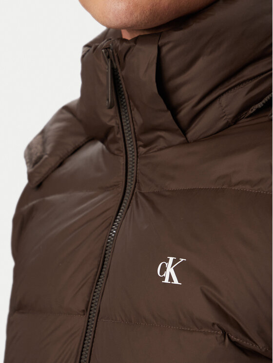 Calvin Klein Jeans Calvin Klein Jeans Kurtka puchowa LV04RG515G Brązowy ciemny Regular Fit