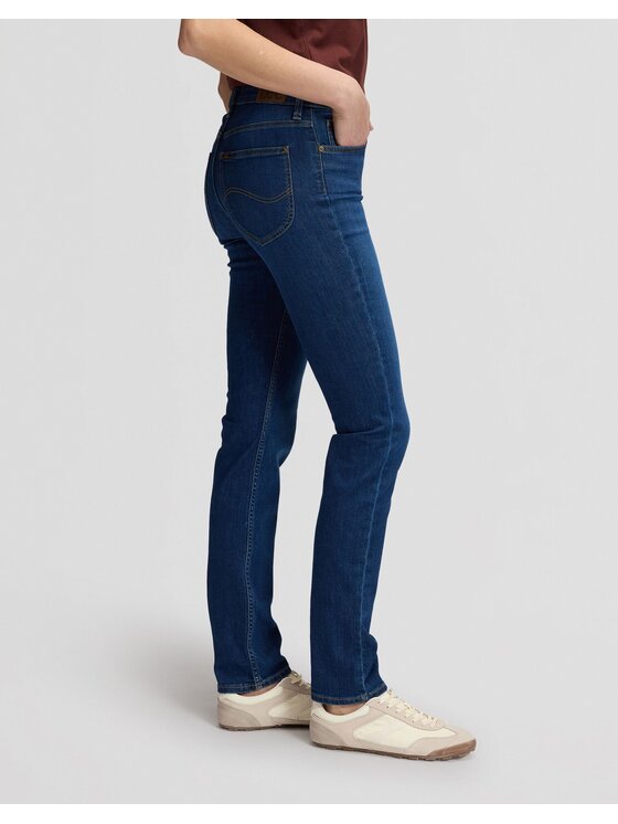 Lee Lee Jeansy ELLY Niebieski Straight Leg