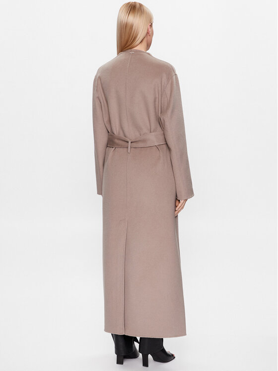 Calvin Klein Calvin Klein Palton de lână K20K205905 Gri Regular Fit
