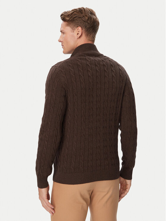 Gant Gant Πουλόβερ 8050603 Καφέ Regular Fit