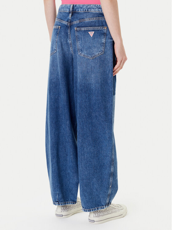 Guess Guess Džinsi W5YG69 D5R01 Zils Tapered Fit