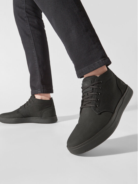 Timberland Timberland Μποτίνια Davis Square F/L Chukka TB0A1T160011 Μαύρο