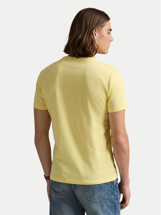 Polo Ralph Lauren Polo Ralph Lauren T-krekls 710671438414 Dzeltens Slim Fit