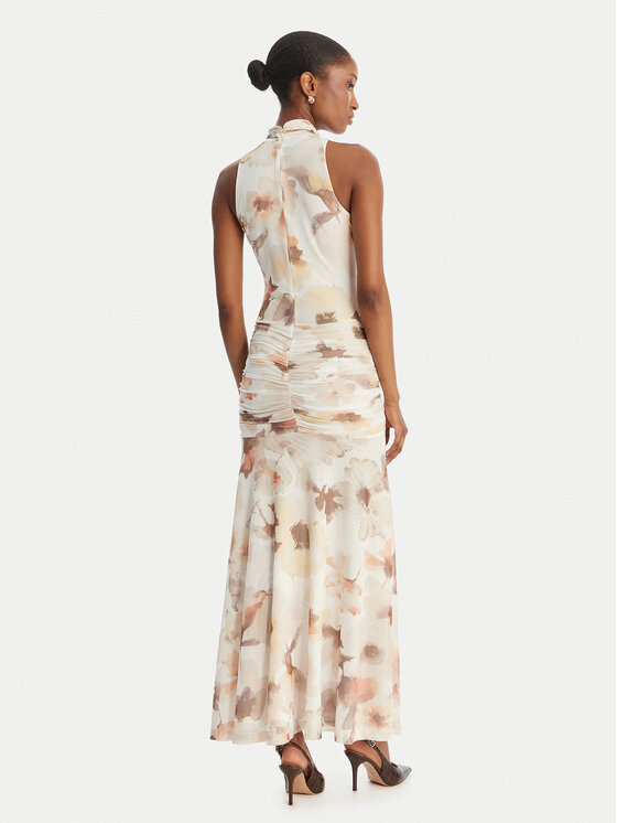 Bardot Bardot Vakarinė suknelė Leanna 60373DB1 Kreminė Slim Fit