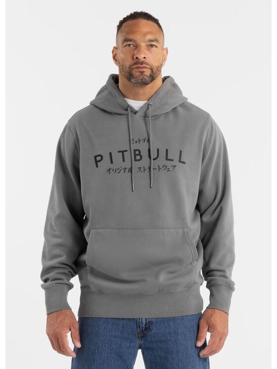 PITBULL PITBULL Bluza MT FUJI Szary Regular Fit