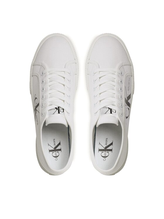 Calvin Klein Jeans Calvin Klein Jeans Tenisice Essential Vulcanized 1 YM0YM00306 Bijela
