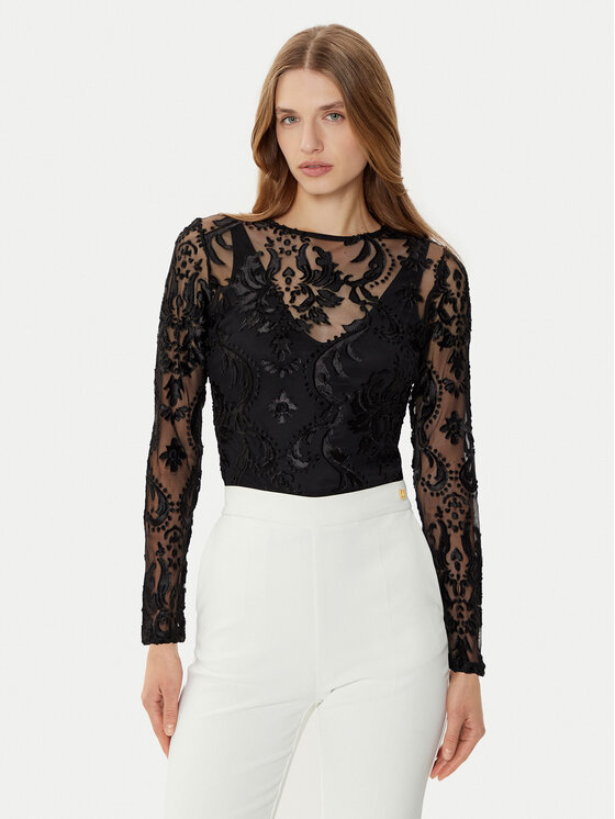 Morgan Morgan Palaidinė 242-TENDRE Juoda Slim Fit