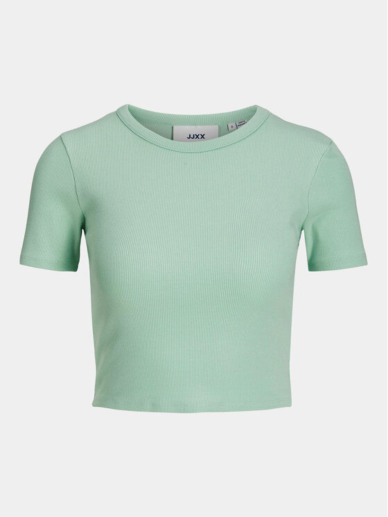 JJXX T-shirt Florie 12217164 Zelena Slim Fit