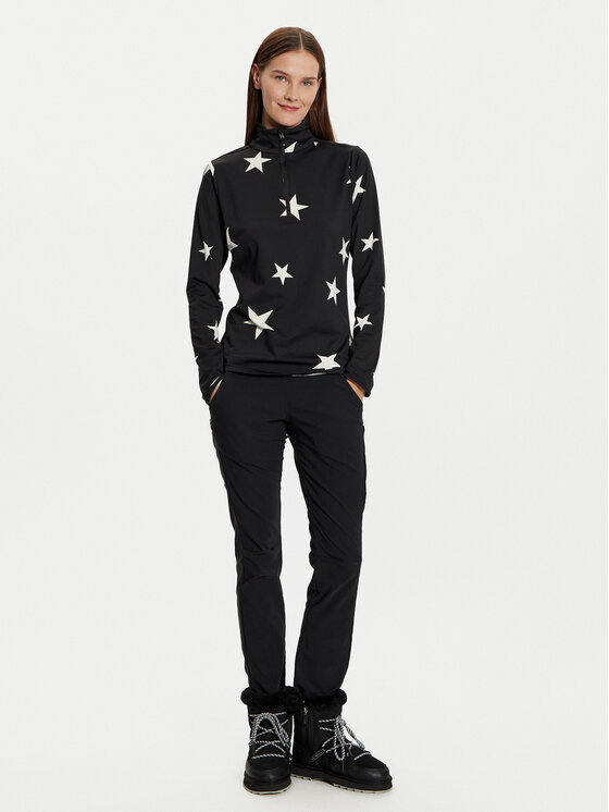Protest Protest Bluza techniczna Noon 3610744 Czarny Slim Fit