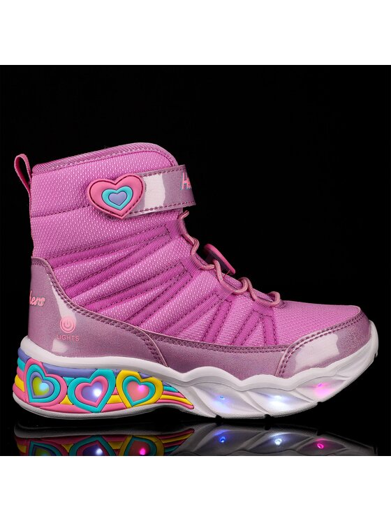 Skechers Skechers Śniegowce Sweetheart Lights 302661L/LVTQ Różowy