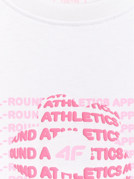 4F 4F T-Shirt THE COLOR'S ENERGY Biały Loose Fit