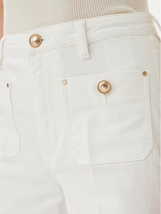 Guess Guess Jeans W5GA2J D5N71 Weiß Wide Leg