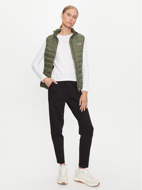 EA7 Emporio Armani EA7 Emporio Armani Sportski prsluk 6DTQ06 TNGPZ Kaki Regular Fit