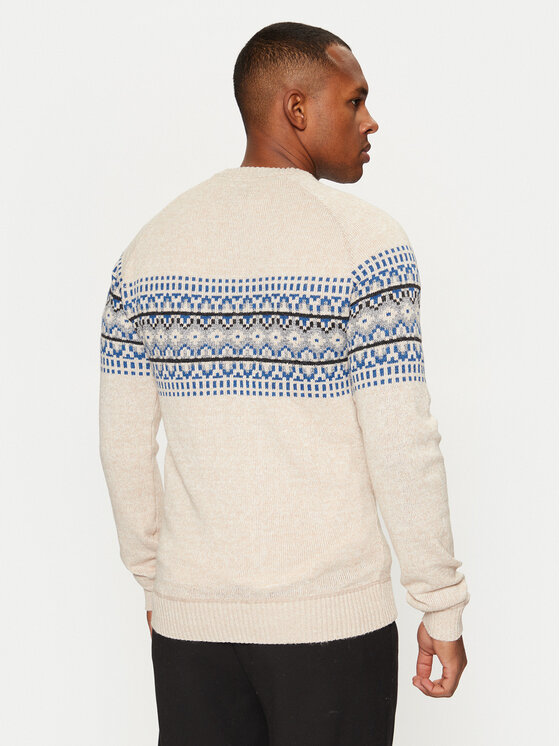 Brave Soul Brave Soul Pullover MK-517ERICKSON Écru Regular Fit