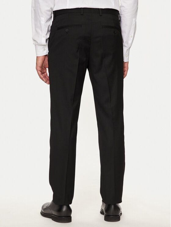 Selected Homme Selected Homme Hlače na rob 16092419 Črna Slim Fit