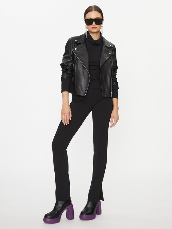 Noisy May Noisy May Pantaloni din material Jasa 27026062 Negru Straight Fit