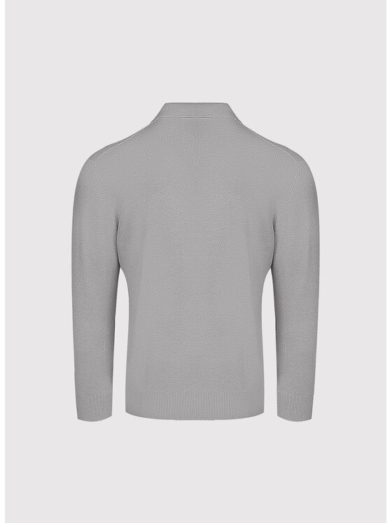 Pako Lorente Pako Lorente Sweter P26WF-2X-005 Szary Regular Fit