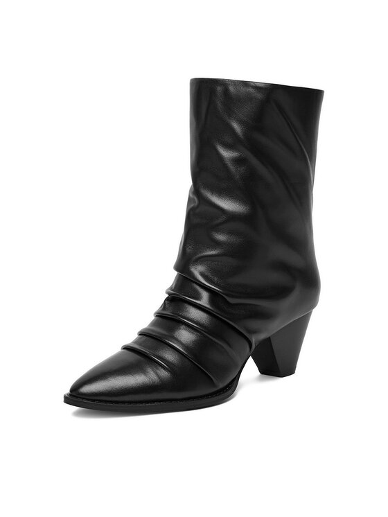 Badura Badura Škornji EO-APRIL-25FW219 Črna