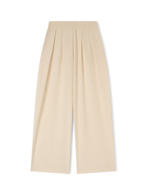 Motivi Motivi Pantaloni di tessuto P03QQ004768N011 Bianco Over Fit