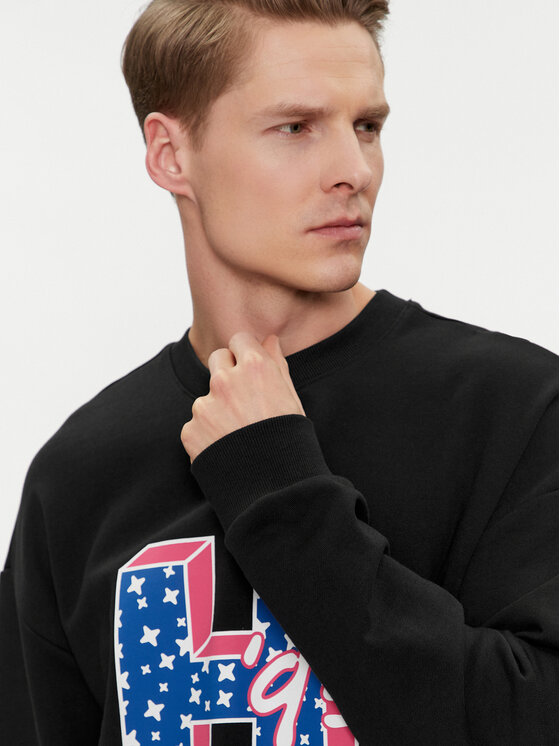 HUGO Hugo Felpa Neasyo 50513437 Nero Regular Fit