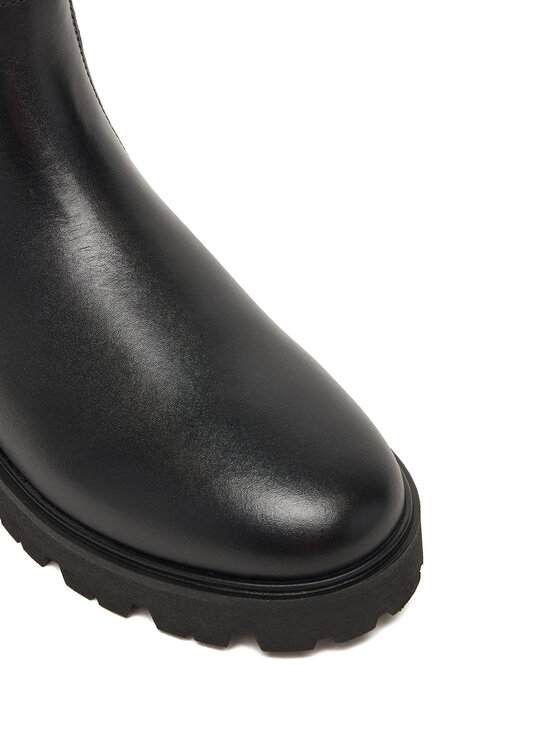 Tommy Hilfiger Tommy Hilfiger Klassische Stiefeletten Lthr Low Chelsea FW0FW08775 Schwarz