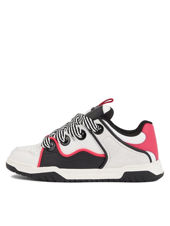 Tommy Jeans Tommy Jeans Sportcipő Tjw Skate Sneaker Oversize Lace EN0EN02279 Fehér