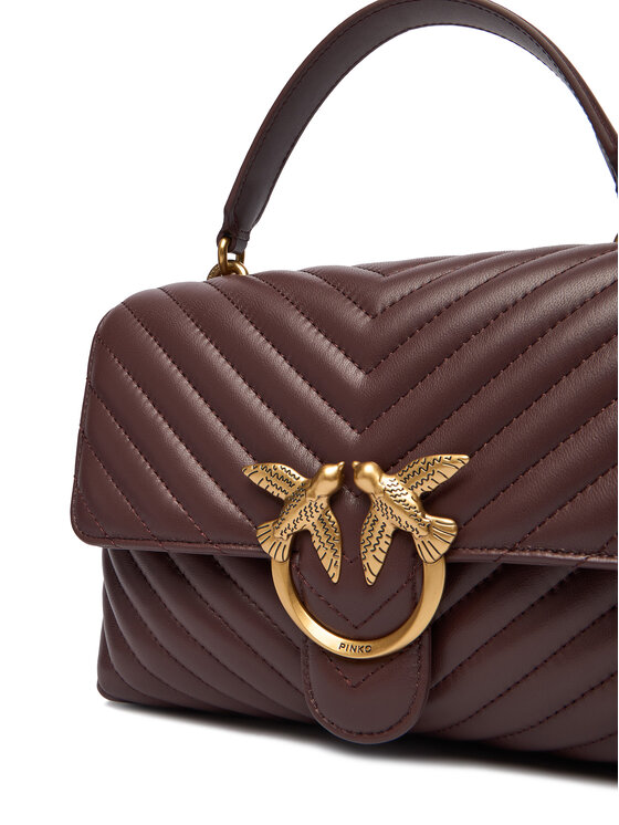 PINKO PINKO Rankinė Love Lady Puff Classic Cl Al 25-26 PLTT 100043 A0GK Vyšninė