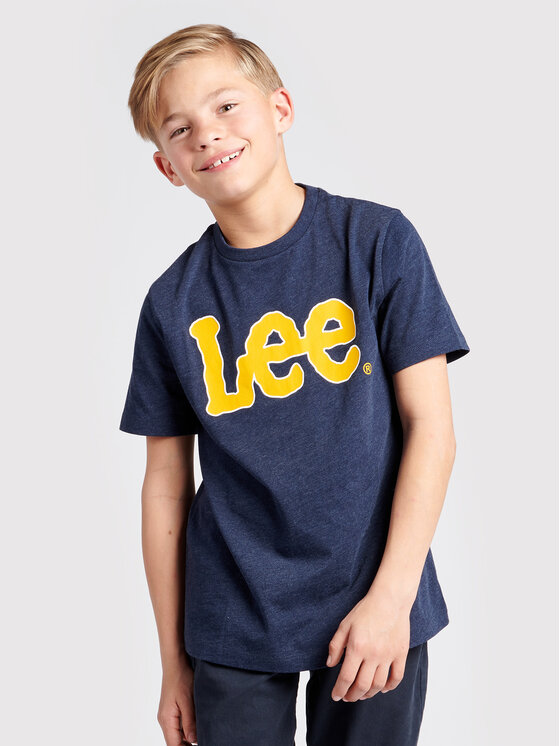 T-Shirt Lee, Velikost:10/11Y, Barva: Tmavomodrá, LEE0042