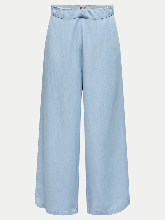 ONLY ONLY Панталони тип кюлоти Charis 15337936 Син Wide Leg