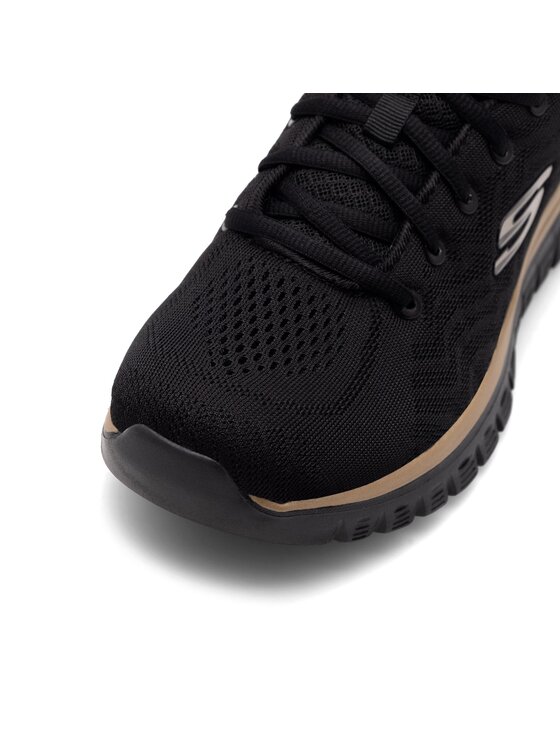 Skechers Skechers Сникърси GRACEFUL 12615 BKRG Черен