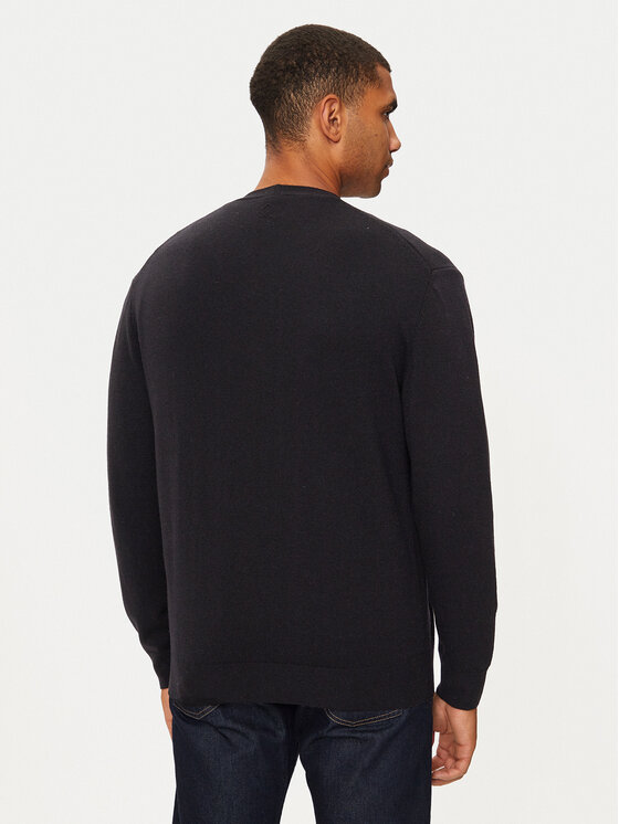 United Colors Of Benetton United Colors Of Benetton Pletena jopica 1002U601B Črna Regular Fit