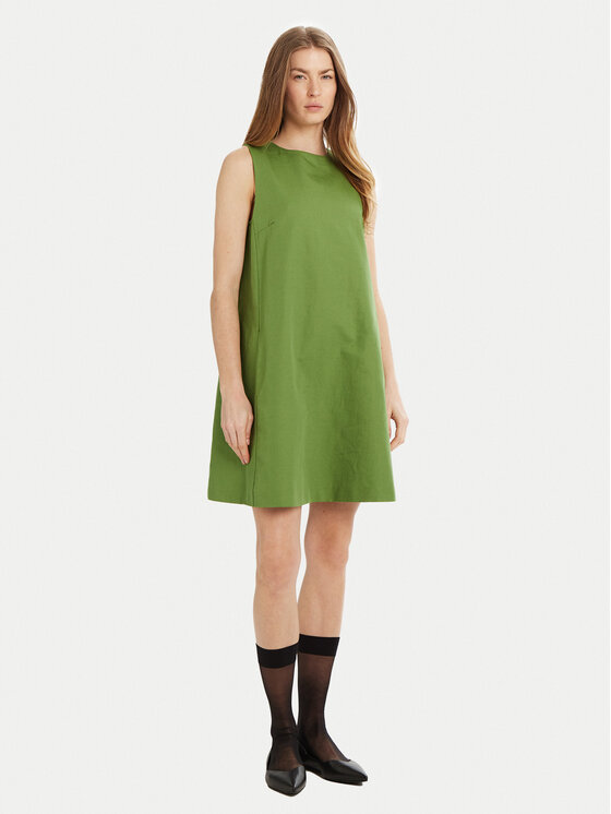 Weekend Max Mara Weekend Max Mara Ежедневна рокля Racer 2515221102 Зелен Regular Fit