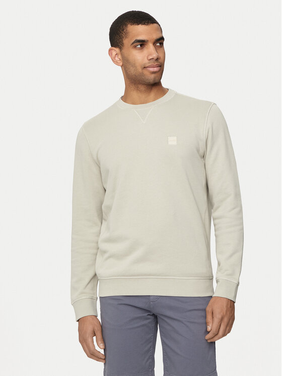 BOSS Boss Majica dugih rukava Westart 50509323 Bež Relaxed Fit