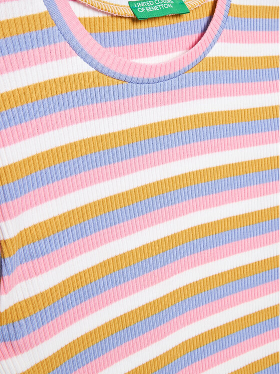 United Colors Of Benetton United Colors Of Benetton Tricou 3HFUG107A Colorat Regular Fit