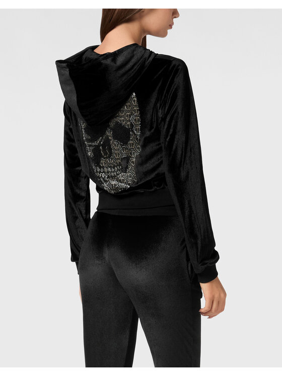 PHILIPP PLEIN PHILIPP PLEIN Bluza 9549 Czarny Regular Fit