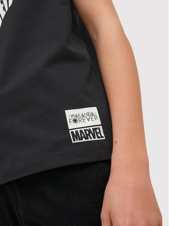 Jack & Jones Junior Jack & Jones Junior Majica MARVEL Kanda 12217772 Črna Regular Fit