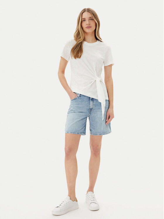 Tommy Hilfiger Tommy Hilfiger Jeansshorts WW0WW45505 Himmelblau Regular Fit