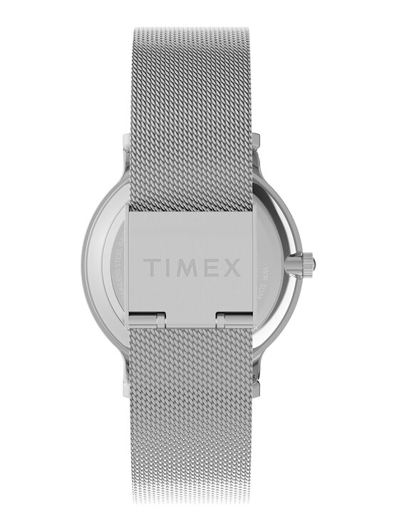 Timex Timex Zegarek TW2Y10200 Srebrny