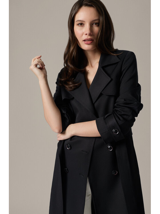 Lancerto Lancerto Trencz Tullia PC073126000003 Czarny Regular Fit