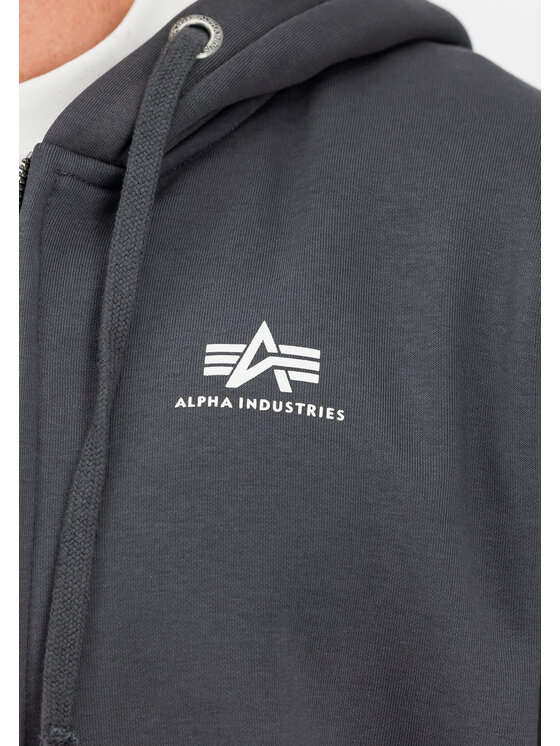 Alpha Industries Alpha Industries Mikina AI.118342-684-M Sivá Regular Fit