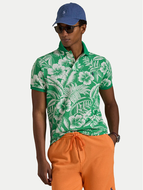 Polo Ralph Lauren Polo Ralph Lauren Poloshirt 710B13529001 Grün Slim Fit