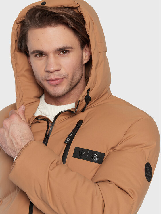North Sails North Sails Μπουφάν χειμωνιάτικο MASERATI Oceano 450122 Καφέ Regular Fit