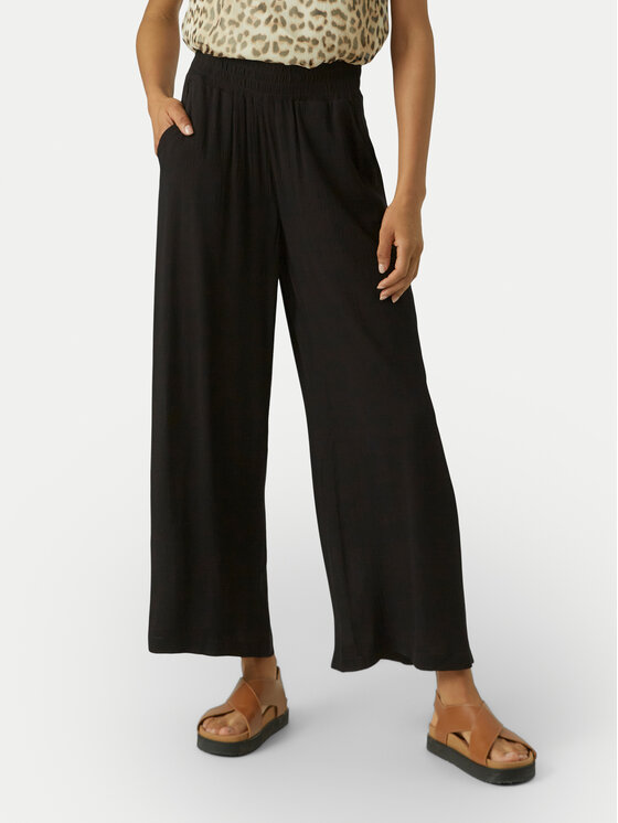 Vero Moda Vero Moda Штани палаццо Menny 10282478 Чорний Wide Leg