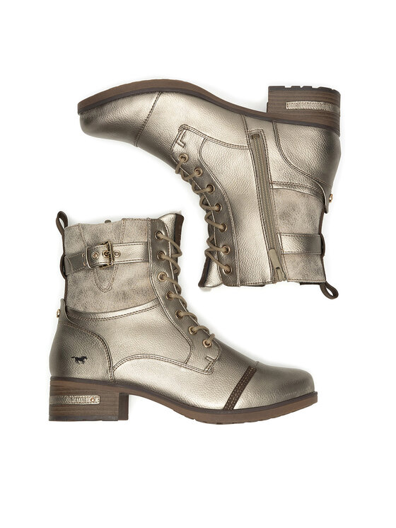 Mustang Mustang Botine 1229-606 Auriu