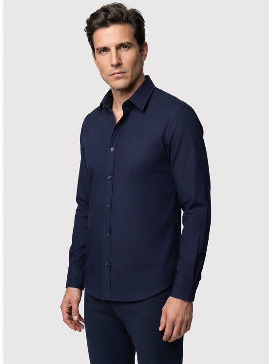 Pako Lorente Pako Lorente Koszula P26WF-1X-028 Granatowy Slim Fit