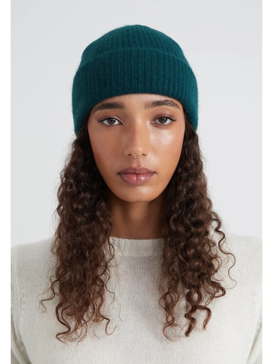 Style Republic Style Republic Czapka Kaszmir Zielony ciemny