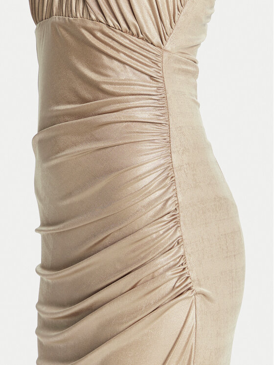 Fracomina Fracomina Abito da sera FQ25SD3002W798T4 Oro Slim Fit